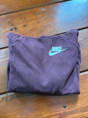 Nike Plum Sweatpants with white logo